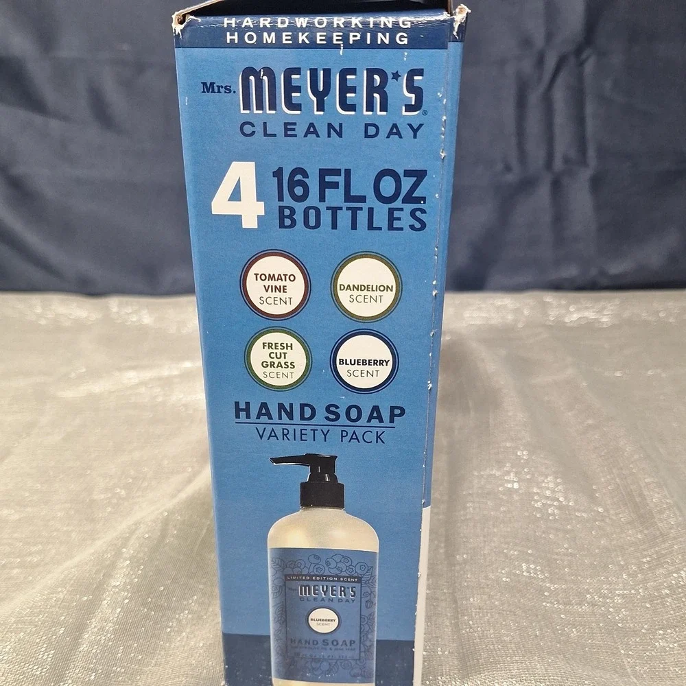 Mrs. Meyers Clean Day Hand Soap Variety Pack, 16 Fluid Ounce 4 Pack Limited Ed